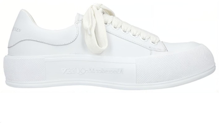Alexander McQueen Deck Lace Plimsoll 'Optic White' 667817-WIAB6-9065 Order Alexander McQueen Deck Lace Plimsoll 'Optic White' 667817-WIAB6-9065