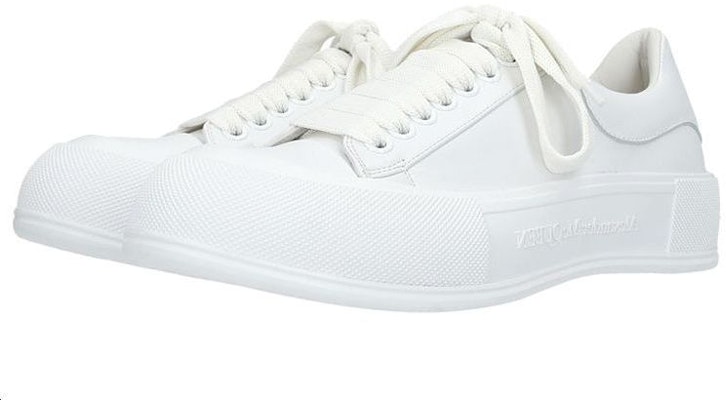 Alexander McQueen Deck Lace Plimsoll 'Optic White' 667817-WIAB6-9065 Shop Alexander McQueen Deck Lace Plimsoll 'Optic White' 667817-WIAB6-9065