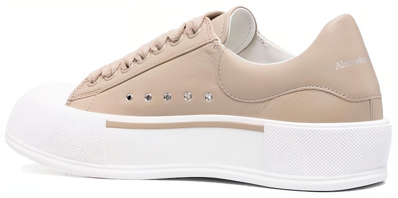 Alexander McQueen Deck Plimsoll 'Beige' 667817-WIB63-2240 Shop Alexander McQueen Deck Plimsoll 'Beige' 667817-WIB63-2240