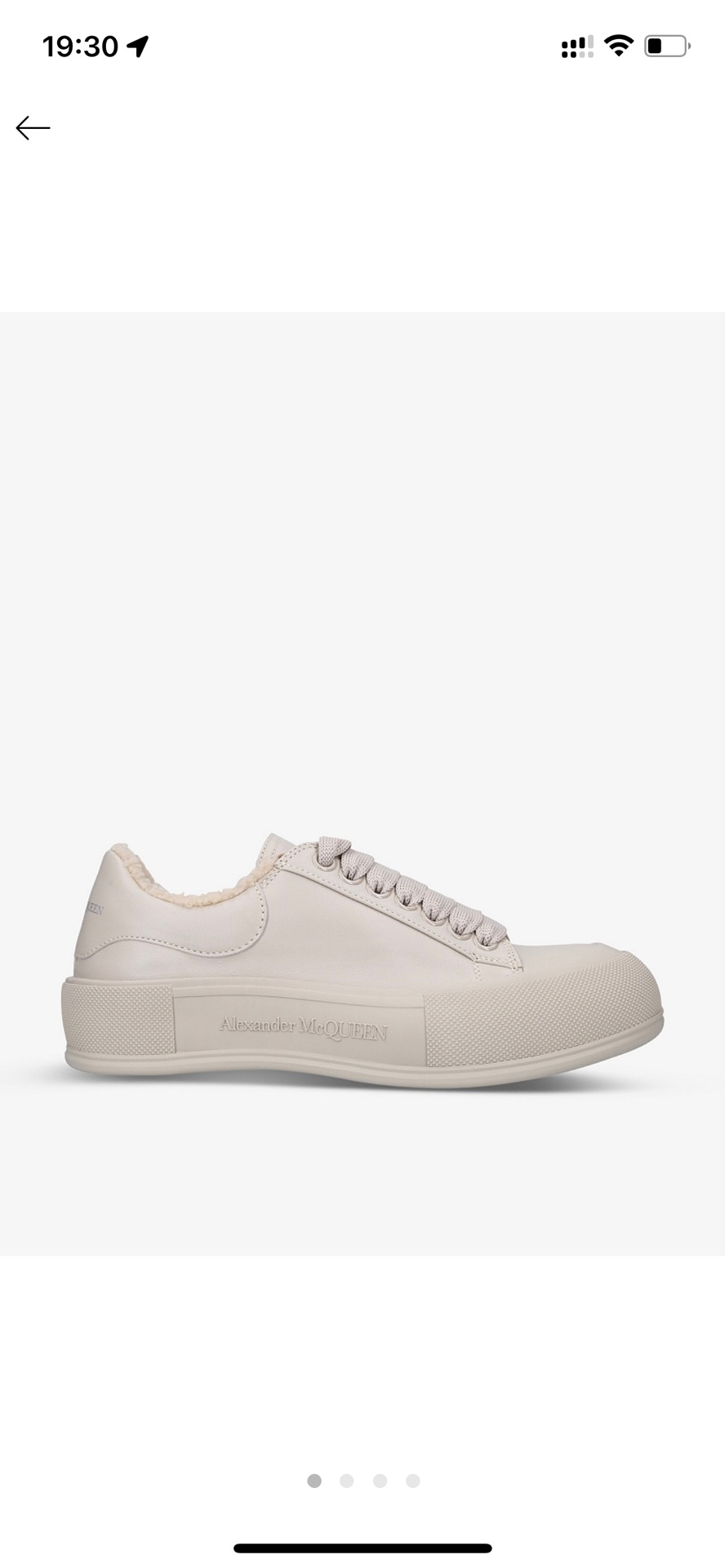 Alexander McQueen Deck Plimsoll 'Black'