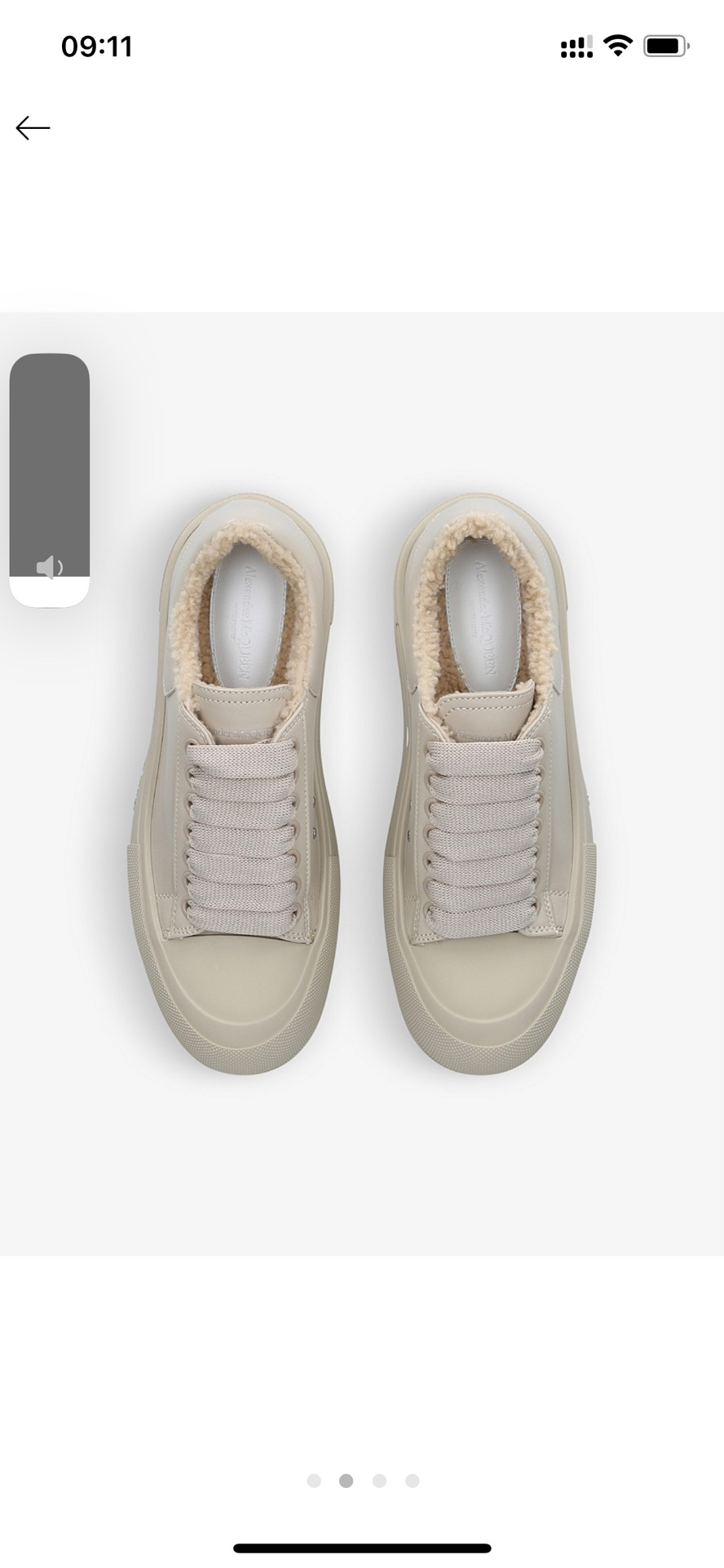 Alexander McQueen Deck Plimsoll 'Black' 圖 3