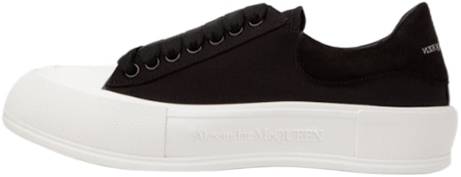 Alexander McQueen Deck Plimsoll 'Black Fashion' 707680W4MV71070 Alexander McQueen Deck Plimsoll 'Black Fashion' 707680W4MV71070