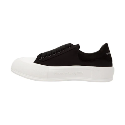 Alexander McQueen Deck Plimsoll 'Black Fashion'