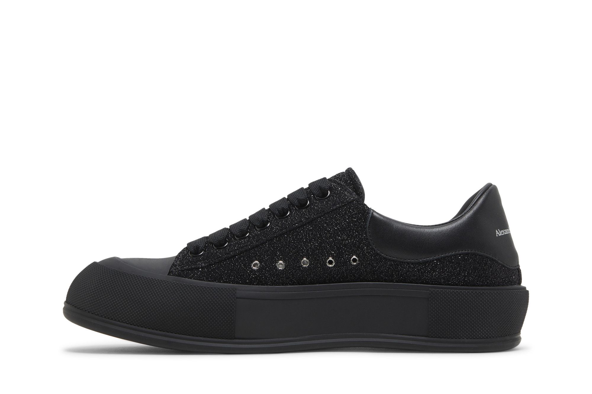 Lookbook 亚历山大·麦昆 Deck Plimsoll“黑色闪光” 682409-W4RU2-4503