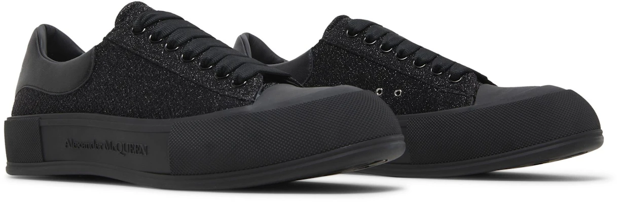 亚历山大·麦昆 Deck Plimsoll“黑色闪光” 682409-W4RU2-4503 Cheap 亚历山大·麦昆 Deck Plimsoll“黑色闪光” 682409-W4RU2-4503