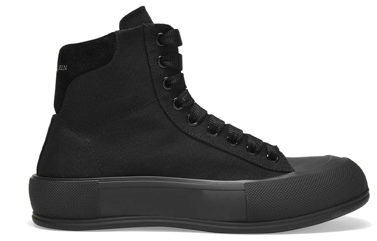 Alexander McQueen Deck Plimsoll 'Black Logo' 圖 2