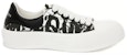 Alexander McQueen Deck Plimsoll 'Graffiti - Hitam Putih' 705199-W4TG7-9061