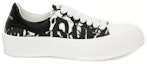 Order Alexander McQueen Deck Plimsoll 'Graffiti - Hitam Putih' 705199-W4TG7-9061