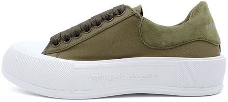 Alexander McQueen Deck Plimsoll 'Khaki' 654594-W4PQ1-3227 Alexander McQueen Deck Plimsoll 'Khaki' 654594-W4PQ1-3227