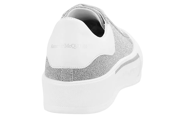 Shop Alexander McQueen Deck Plimsoll 'Chaqueta Metálica' 682409-W4RU1-8598