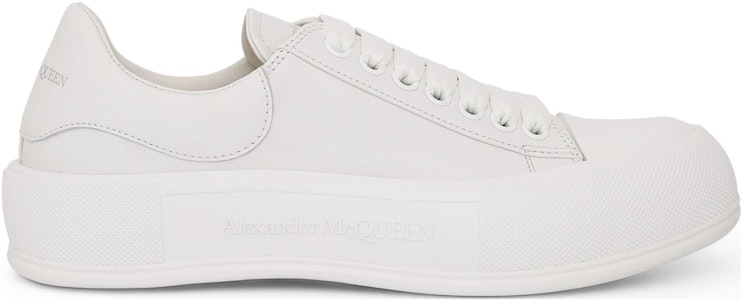 알렉산더 맥퀸 덱 플림솔 '화이트' 705201-WIAB6-9065 Order 알렉산더 맥퀸 덱 플림솔 '화이트' 705201-WIAB6-9065