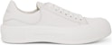 Alexander McQueen Deck Plimsoll 'Optic White' - Putih Optik 705201-WIAB6-9065