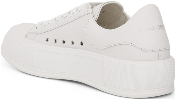 Alexander McQueen Deck Plimsoll 'Optic White' 705201-WIAB6-9065 Shop Alexander McQueen Deck Plimsoll 'Optic White' 705201-WIAB6-9065