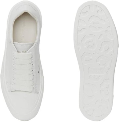 Alexander McQueen Deck Plimsoll 'Optic White' 705201-WIAB6-9065 Details for Alexander McQueen Deck Plimsoll 'Optic White' 705201-WIAB6-9065