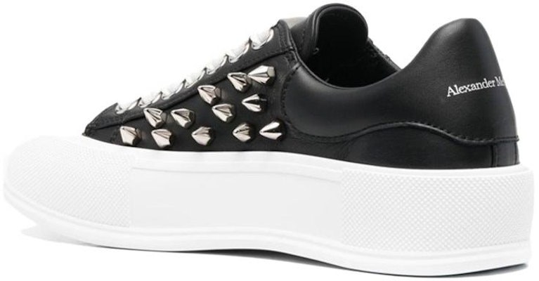 Alexander McQueen Deck Plimsoll 'Studded - Hitam' 708083-WHT9K-1081 Lookbook Alexander McQueen Deck Plimsoll 'Studded - Hitam' 708083-WHT9K-1081