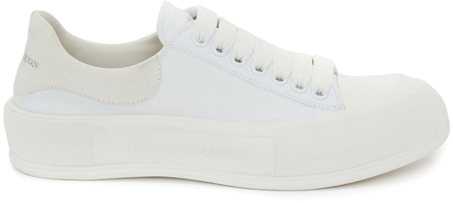 Alexander McQueen Deck Plimsoll 'Putih' 654594W4PQ19000 Order Alexander McQueen Deck Plimsoll 'Putih' 654594W4PQ19000