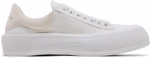 Alexander McQueen Deck Plimsoll 'White' 707680-W4MV7-9000 Alexander McQueen Deck Plimsoll 'White' 707680-W4MV7-9000