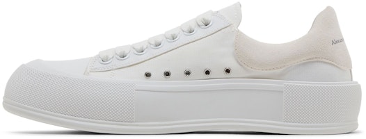 亚历山大·麦昆 白色帆布休闲鞋 707680-W4MV7-9000 Lookbook 亚历山大·麦昆 白色帆布休闲鞋 707680-W4MV7-9000