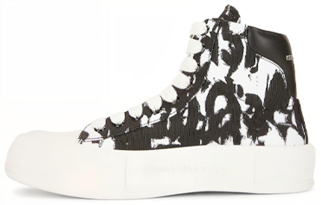 Alexander McQueen Deck Plimsoll Tinggi 'Graffiti' 705200-W4TG7-9061 Buy Alexander McQueen Deck Plimsoll Tinggi 'Graffiti' 705200-W4TG7-9061