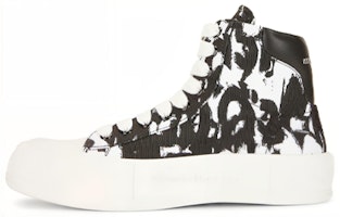 Alexander McQueen Deck Plimsoll High 'Graffiti' 705200-W4TG7-9061 Alexander McQueen Deck Plimsoll High 'Graffiti' 705200-W4TG7-9061