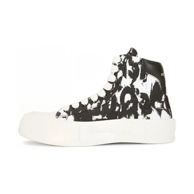 Alexander McQueen Deck Plimsoll High 'Graffiti'