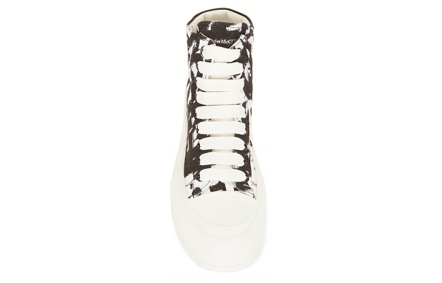 Lookbook Alexander McQueen Deck Plimsoll Tinggi 'Graffiti' 705200-W4TG7-9061