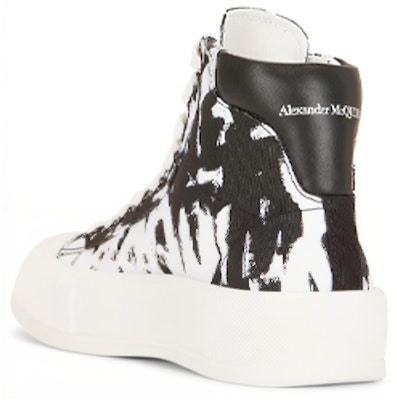 Alexander McQueen Deck Plimsoll High 'Graffiti' 705200-W4TG7-9061 Shop Alexander McQueen Deck Plimsoll High 'Graffiti' 705200-W4TG7-9061