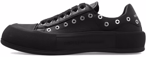 Alexander McQueen Deck Plimsoll 'Black Eyelets' 729539WIATD1081 Alexander McQueen Deck Plimsoll 'Black Eyelets' 729539WIATD1081