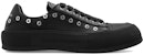 Alexander McQueen Deck Plimsoll 'Black Eyelets' Lelubang Hitam 729539WIATD1081