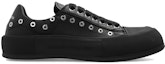 Order Alexander McQueen Deck Plimsoll 'Black Eyelets' Lelubang Hitam 729539WIATD1081
