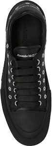 亞歷山大·麥昆 Alexander McQueen Deck 皮革 低幫綁帶 時尚板鞋 黑色 Purchase 亞歷山大·麥昆 Alexander McQueen Deck 皮革 低幫綁帶 時尚板鞋 黑色