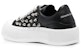 Alexander McQueen Deck Plimsoll Low 'Black Studded' Hitam Bertatahkan. 705810-WHT9K-1081