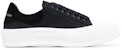 Alexander McQueen Deck Plimsoll Low 'Hitam Putih' 654594-W4MV7-1070