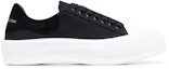 Order Alexander McQueen Deck Plimsoll Low 'Hitam Putih' 654594-W4MV7-1070