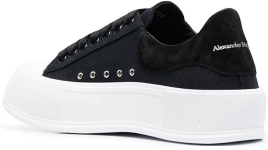 Alexander McQueen Deck Plimsoll Low 'Hitam Putih' 654594-W4MV7-1070 Lookbook Alexander McQueen Deck Plimsoll Low 'Hitam Putih' 654594-W4MV7-1070