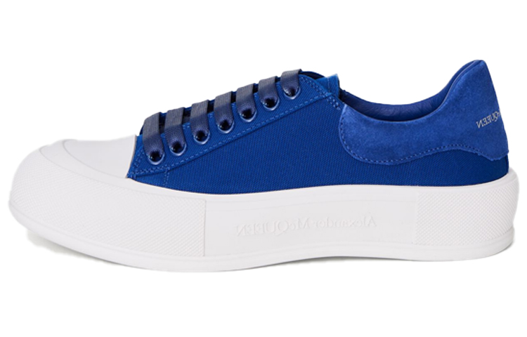 Alexander McQueen Deck Plimsoll Low 'Navy' 654594-W4PQ1-4282