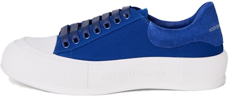 Alexander McQueen Deck Plimsoll Low 'Navy' 654594-W4PQ1-4282 Alexander McQueen Deck Plimsoll Low 'Navy' 654594-W4PQ1-4282