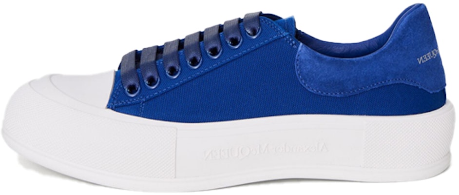 Alexander McQueen Deck Plimsoll Low 'Navy' 654594-W4PQ1-4282 Buy Alexander McQueen Deck Plimsoll Low 'Navy' 654594-W4PQ1-4282