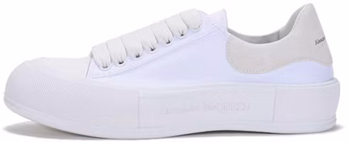 Alexander McQueen Deck Plimsoll Low 'White' 654594-W4MV7-9000 Alexander McQueen Deck Plimsoll Low 'White' 654594-W4MV7-9000
