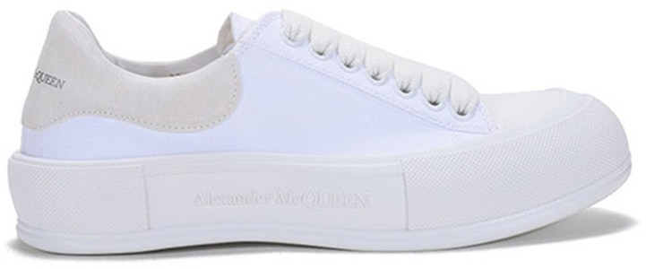 Alexander McQueen 亞歷山大麥昆 Deck 系繩休閒 時尚板鞋 男款 白色 Order Alexander McQueen 亞歷山大麥昆 Deck 系繩休閒 時尚板鞋 男款 白色