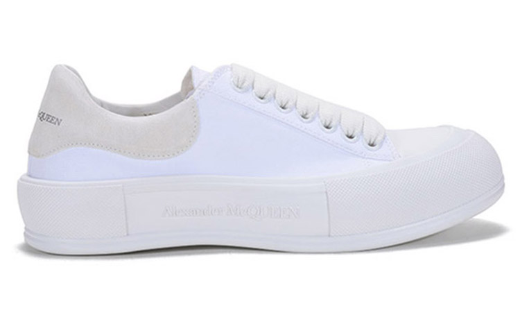 Lookbook Alexander McQueen Deck Plimsoll Bajo 'Blanco' 654594-W4MV7-9000