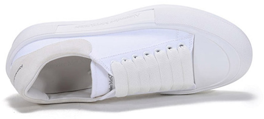 Alexander McQueen Deck Plimsoll Low 'White' 654594-W4MV7-9000 Purchase Alexander McQueen Deck Plimsoll Low 'White' 654594-W4MV7-9000