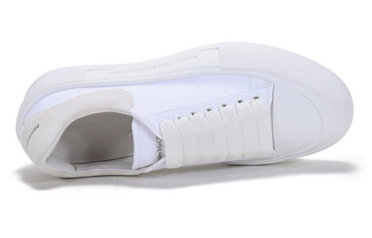 Details for Alexander McQueen Deck Plimsoll Bajo 'Blanco' 654594-W4MV7-9000