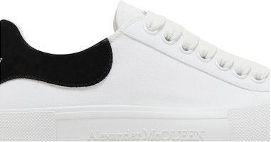 Alexander McQueen Deck Plimsoll Bajo 'Blanco Negro' 654594-W4MV7-9061 Order Alexander McQueen Deck Plimsoll Bajo 'Blanco Negro' 654594-W4MV7-9061