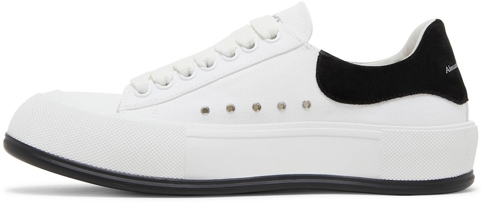 Alexander McQueen Deck Plimsoll Low 'Putih Hitam' 654594-W4MV7-9061 Lookbook Alexander McQueen Deck Plimsoll Low 'Putih Hitam' 654594-W4MV7-9061