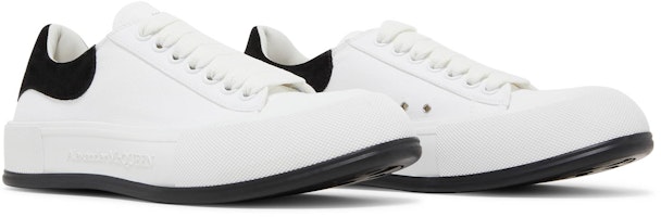 Alexander McQueen Deck Plimsoll Bajo 'Blanco Negro' 654594-W4MV7-9061 Cheap Alexander McQueen Deck Plimsoll Bajo 'Blanco Negro' 654594-W4MV7-9061