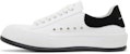 Alexander McQueen Deck Plimsoll Low 'Putih Hitam' 654594W4MV79061