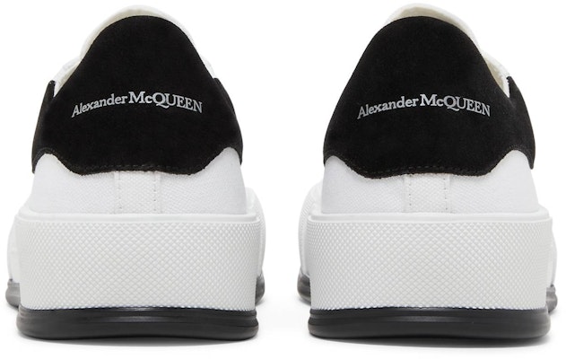 Alexander McQueen Deck Plimsoll Low 'White Black' 654594W4MV79061 Details for Alexander McQueen Deck Plimsoll Low 'White Black' 654594W4MV79061