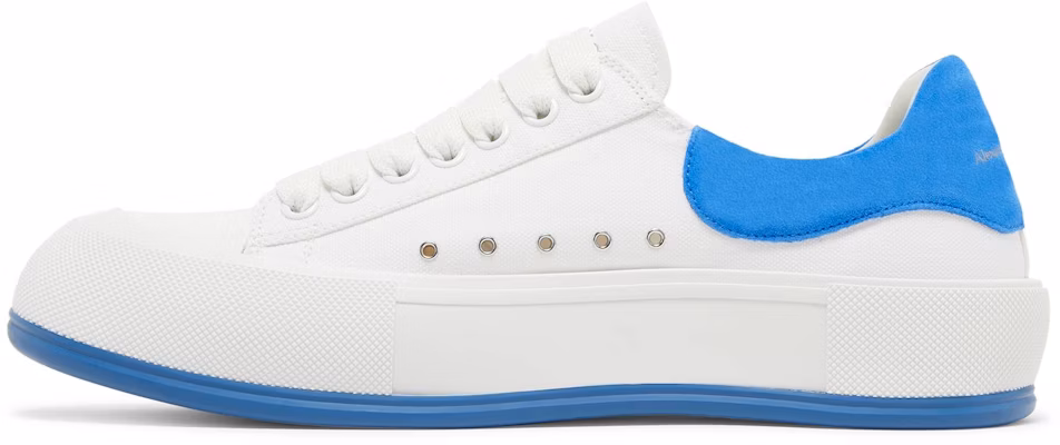 Alexander McQueen Deck Plimsoll Rendah 'Putih Biru' 654594-W4MV7-9255 Lookbook Alexander McQueen Deck Plimsoll Rendah 'Putih Biru' 654594-W4MV7-9255