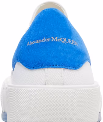 Alexander McQueen Deck Plimsoll Rendah 'Putih Biru' 654594-W4MV7-9255 Sizing Alexander McQueen Deck Plimsoll Rendah 'Putih Biru' 654594-W4MV7-9255